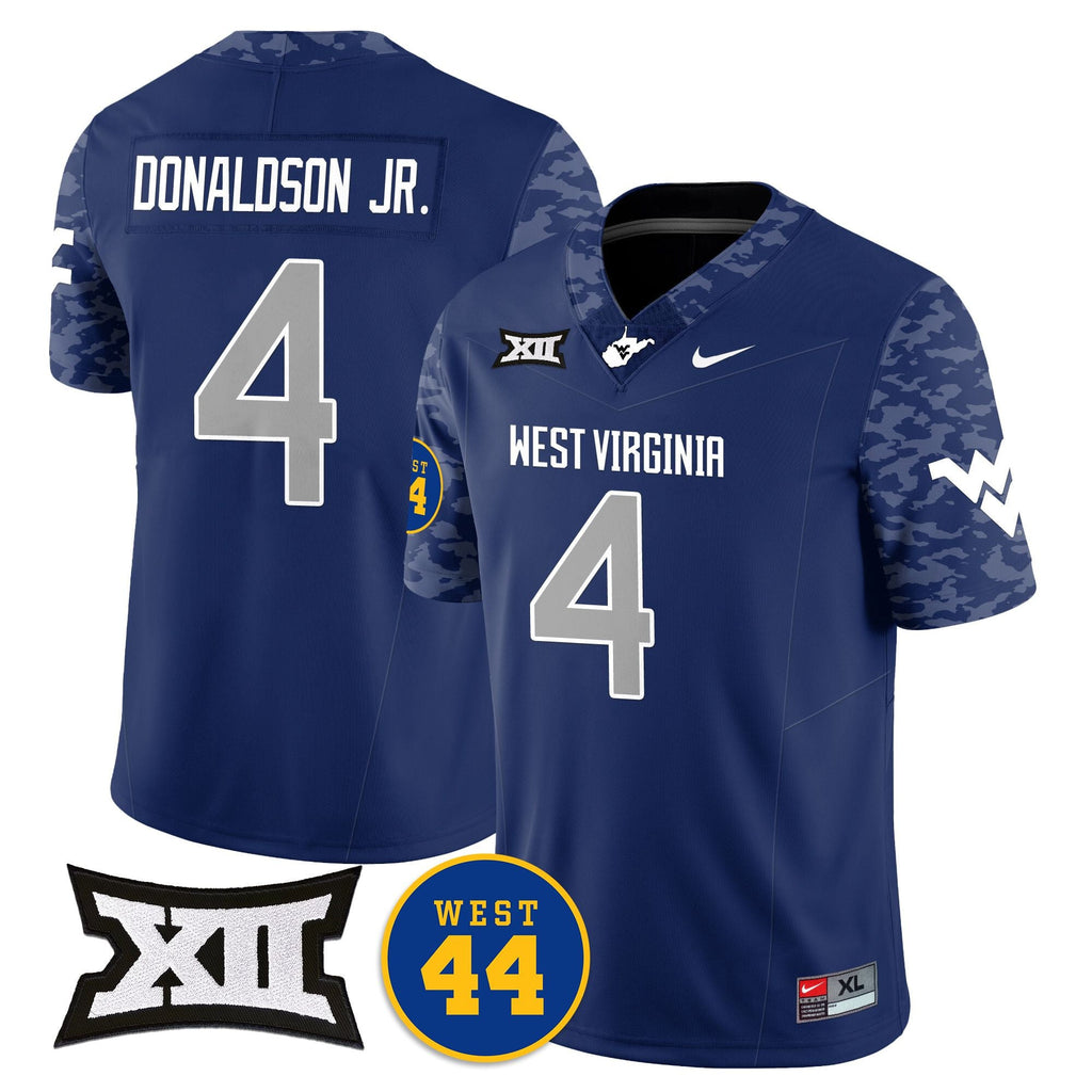 Men's West Virginia Mountaineers 2024 Vapor Limited Jersey - All Stitched - Honor Jerry West