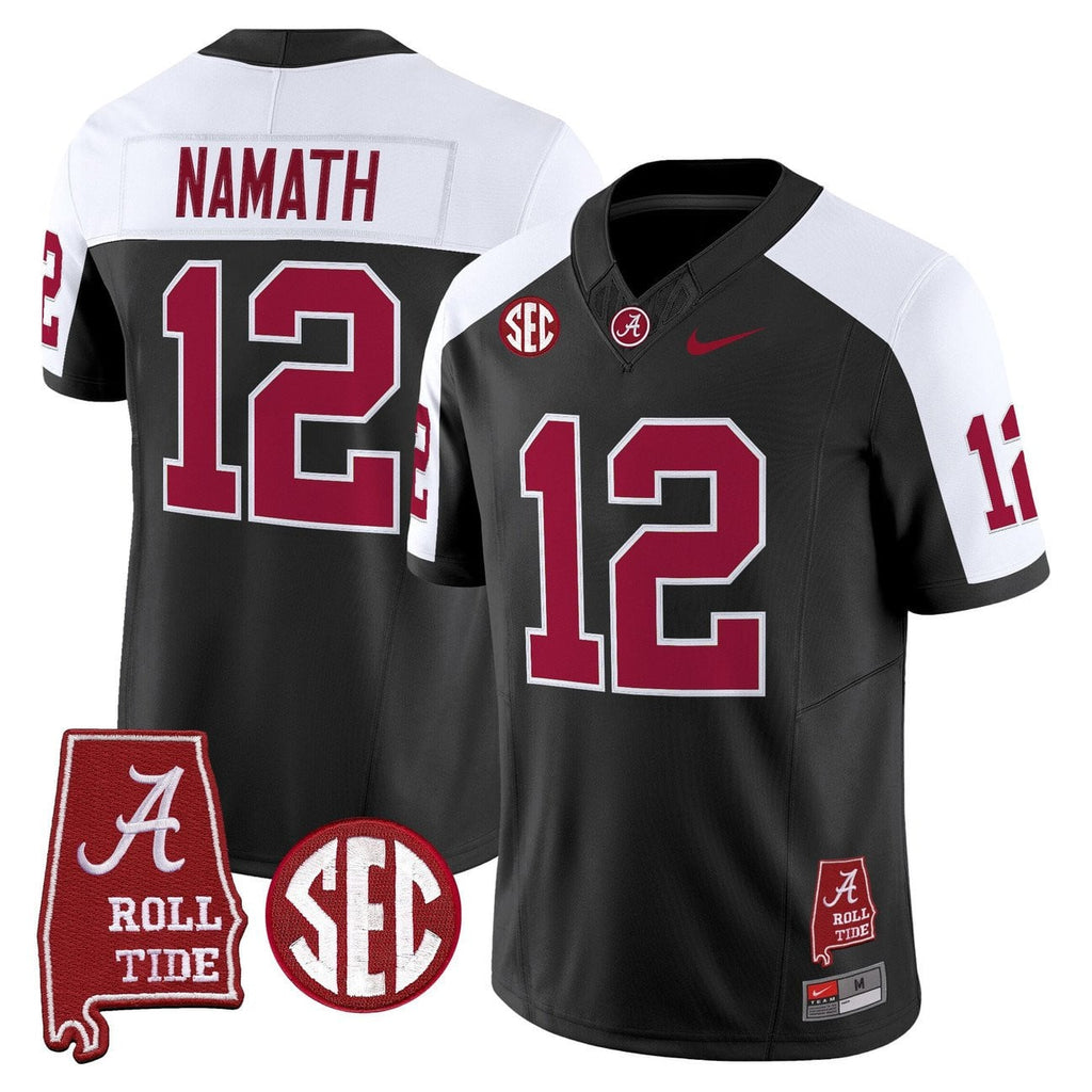 Women's Alabama Crimson Tide Throwback Vapor Limited Jersey - Alabama Map - All Stitched