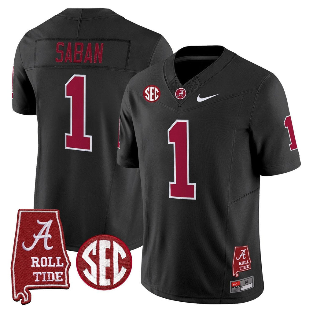 Women's Alabama Crimson Tide Throwback Vapor Limited Jersey - Alabama Map - All Stitched