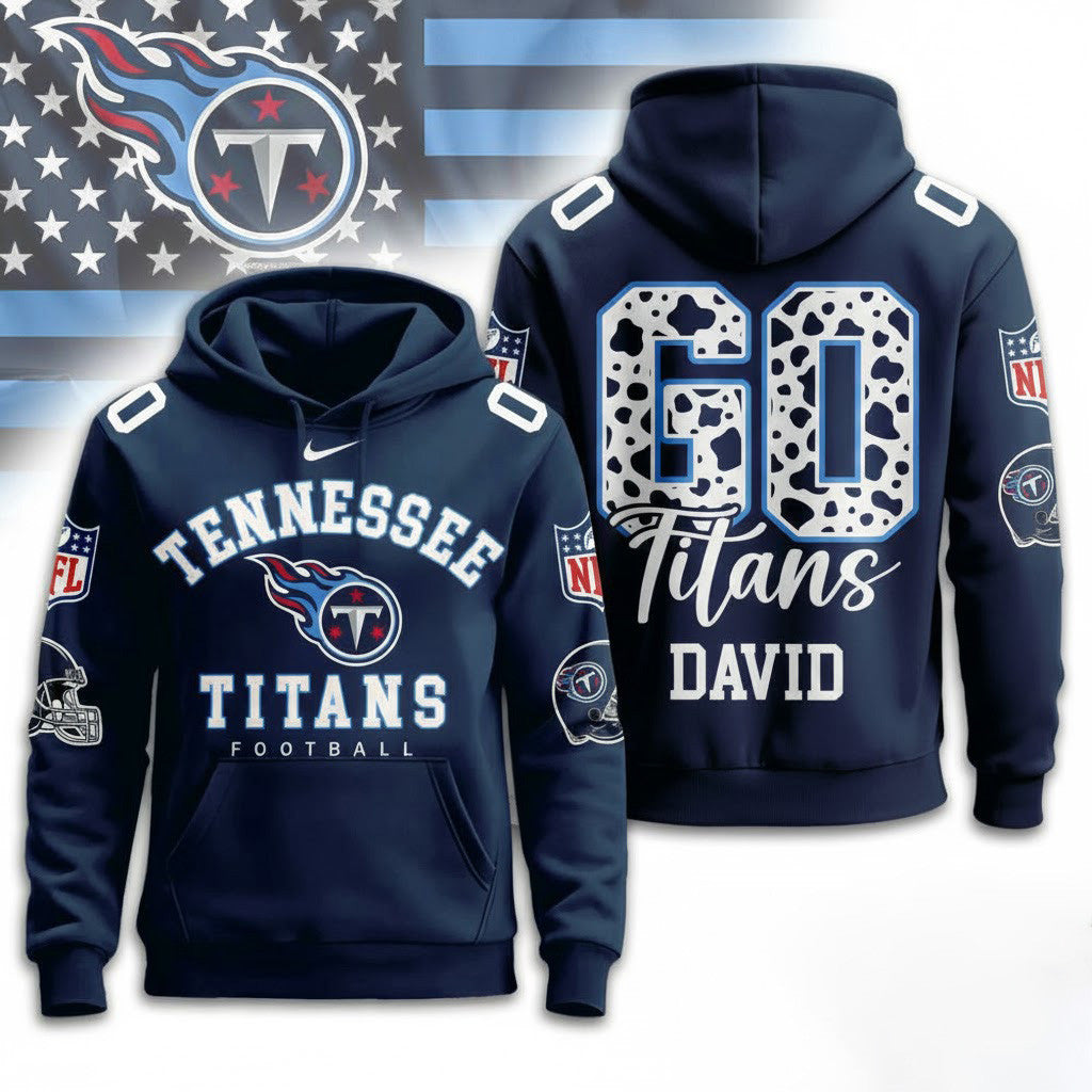 TEN Titans Football Custom Game Day Hoodie Shirt