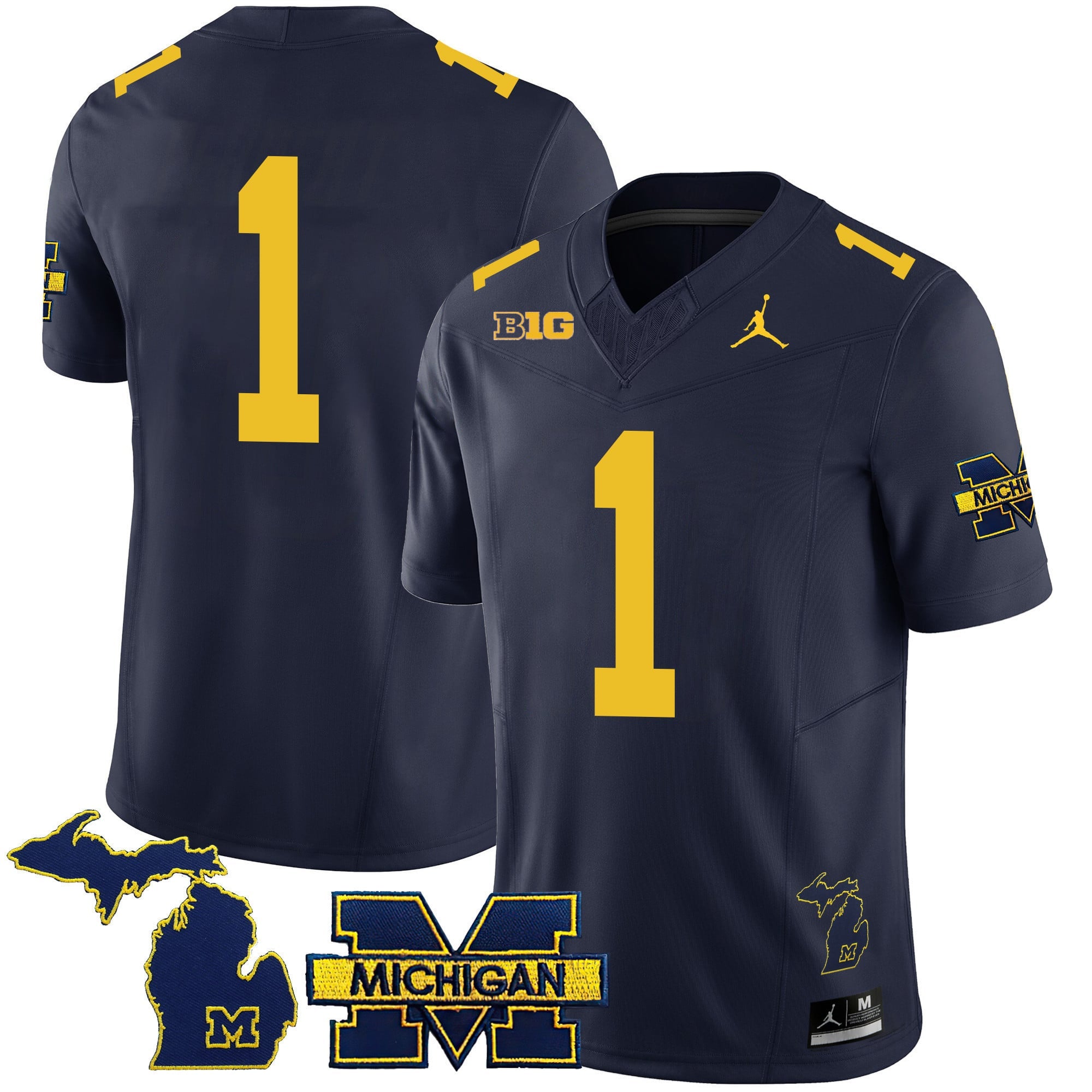 Men's Michigan Wolverines 2024 Special Jersey - All Stitched