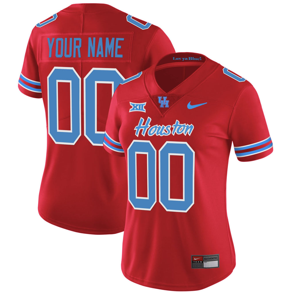Houston Cougars 2023 Oilers Inspired Vapor Custom Jersey - All Stitched