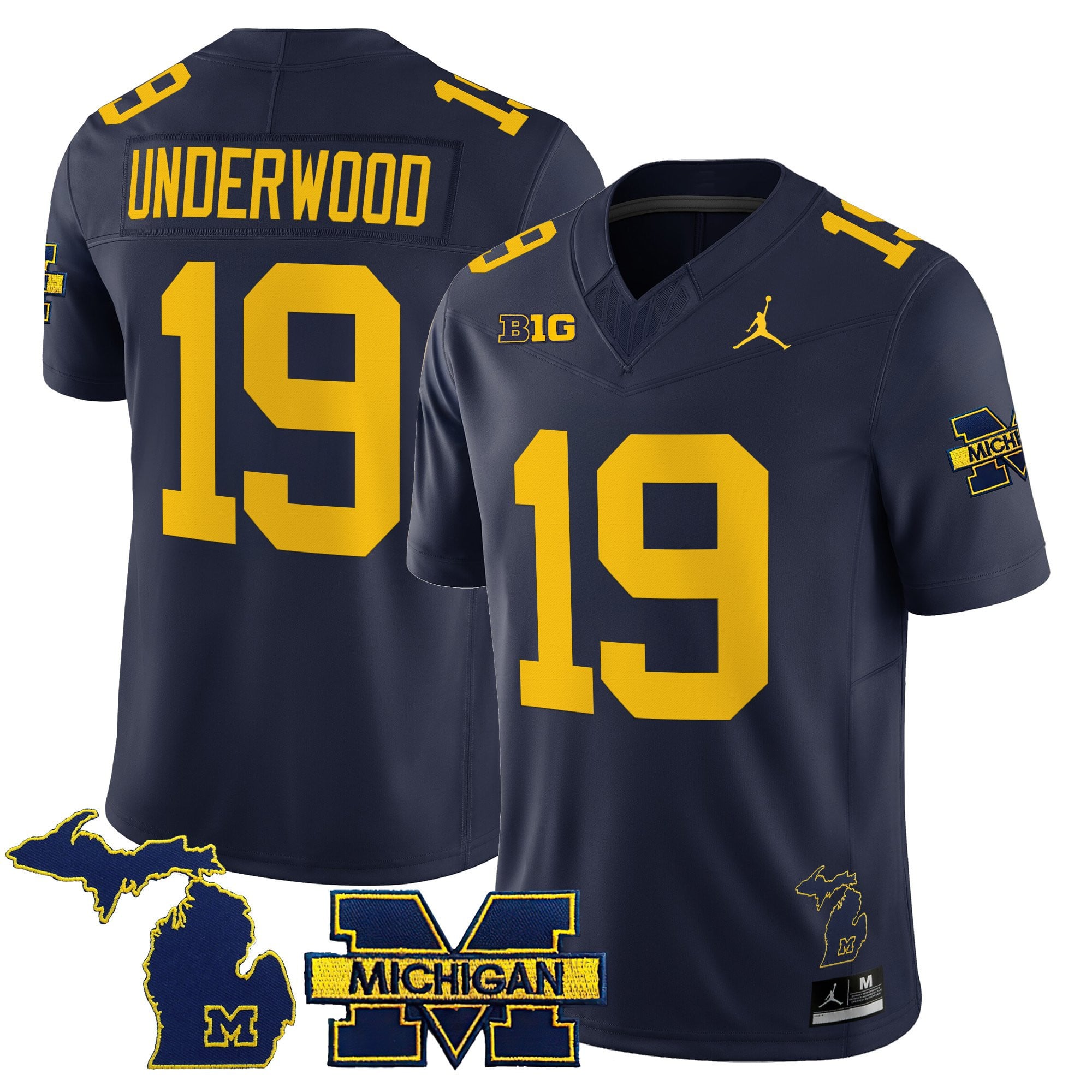 Women's Michigan Wolverines 2025 Vapor Limited Jersey - All Stitched