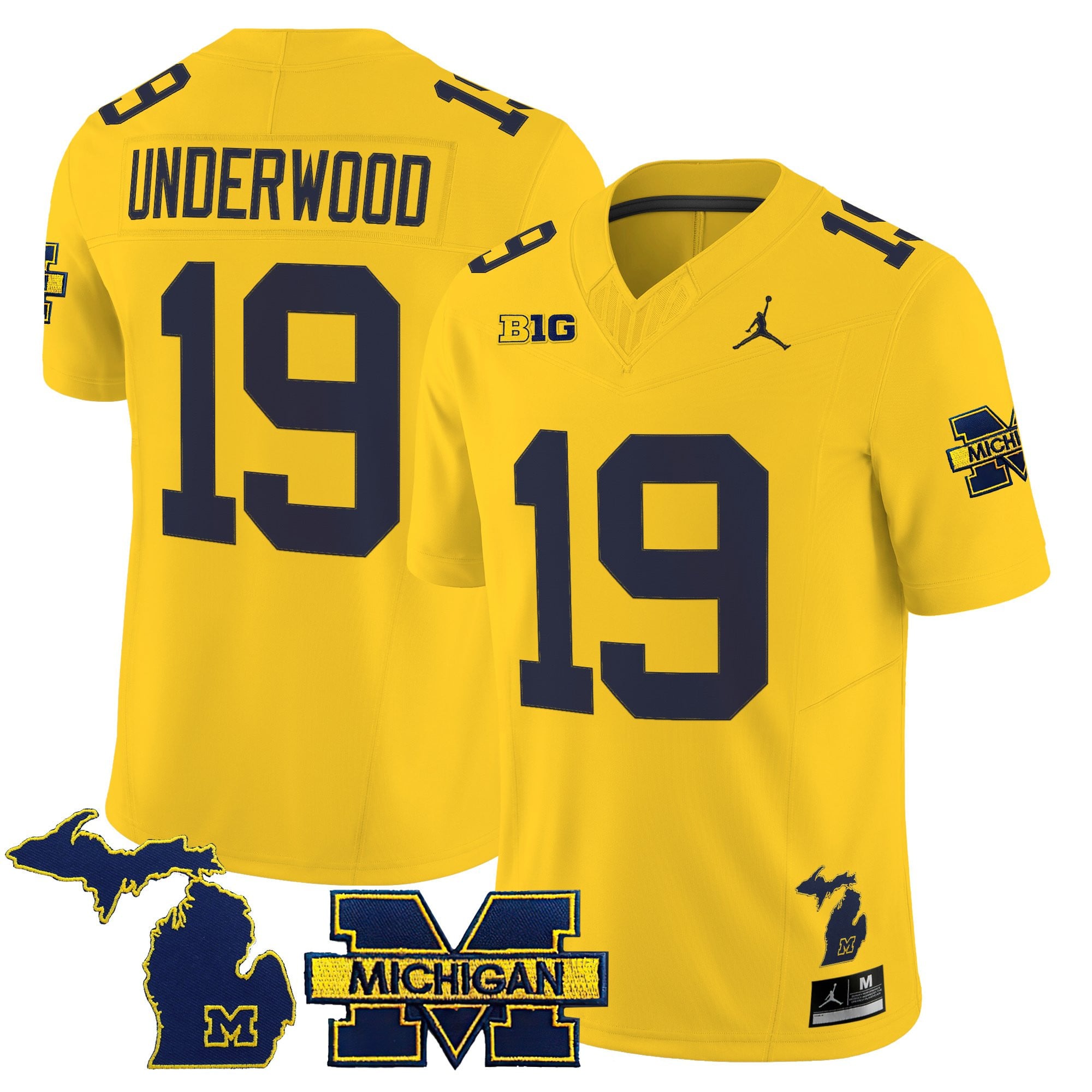 Women's Michigan Wolverines 2025 Vapor Limited Jersey - All Stitched