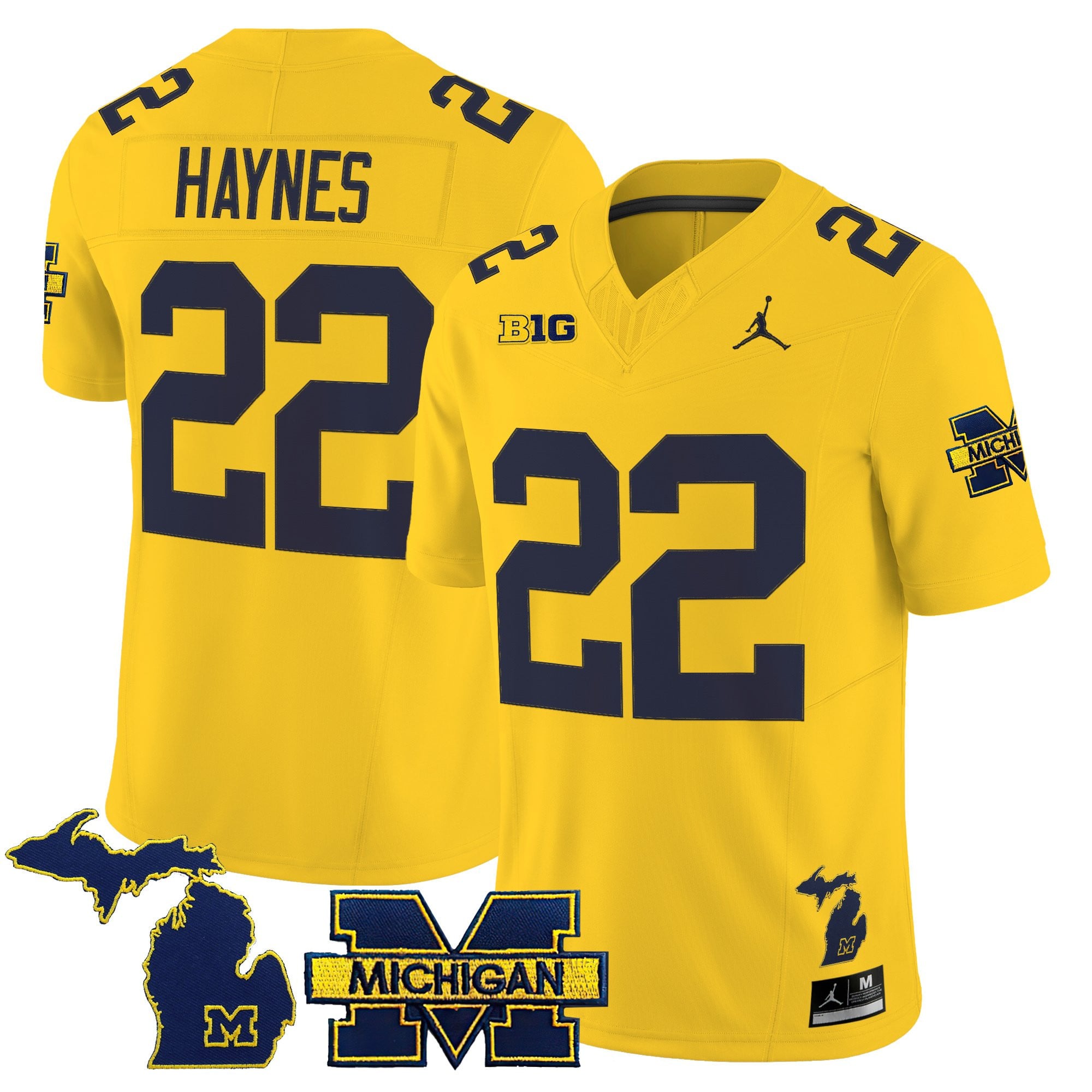 Women's Michigan Wolverines 2025 Vapor Limited Jersey - All Stitched