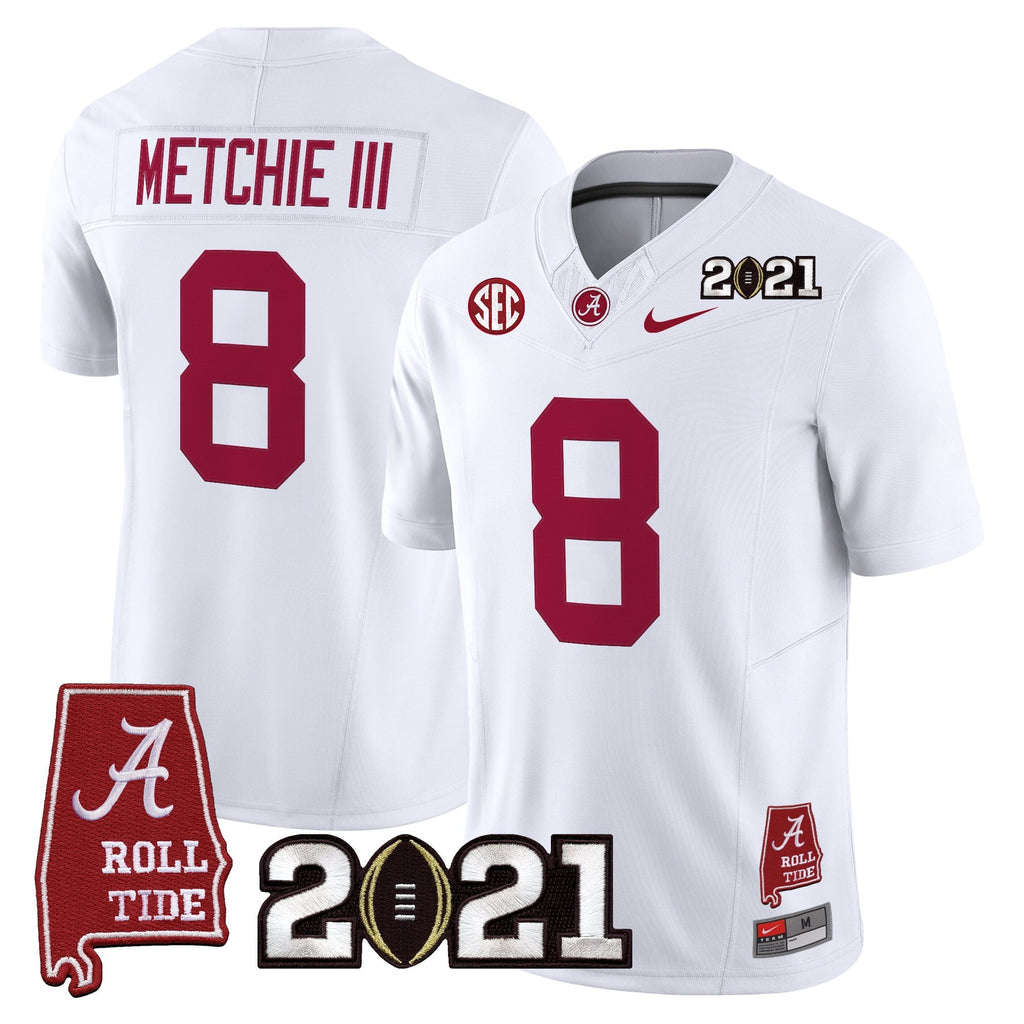 Women's Alabama Crimson Tide '2021 CFP National Championship' Vapor Limited Jersey - Alabama Map - All Stitched