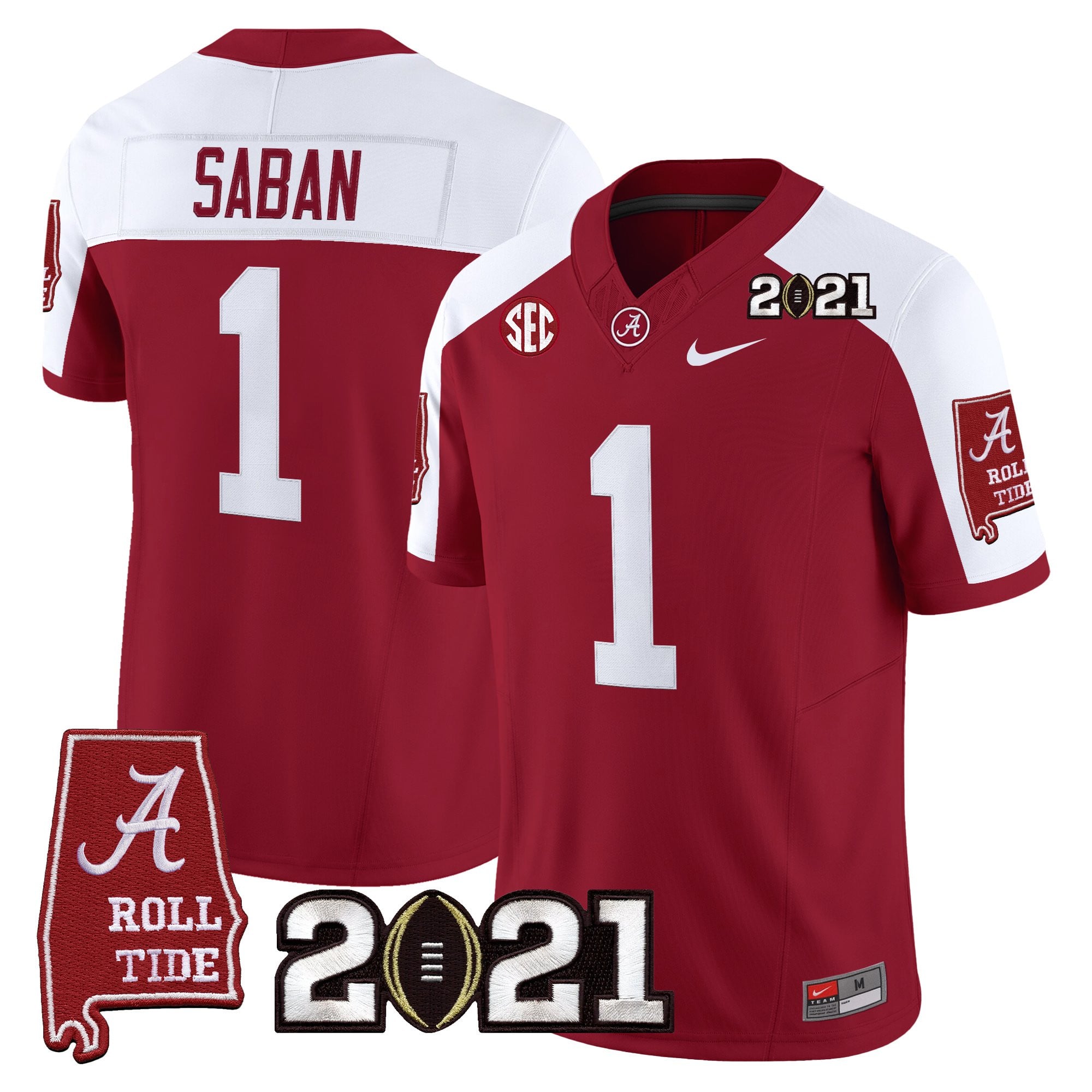 Women's Alabama Crimson Tide '2021 CFP National Championship' Vapor Limited Jersey - Alabama Map - All Stitched