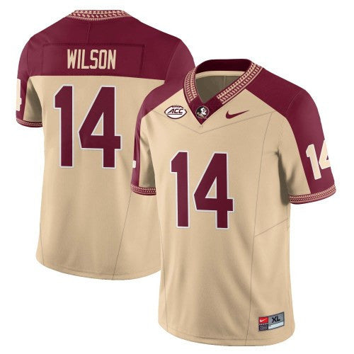 Menâs Florida State Seminoles Football Vapor Gold Jersey â All Stitched