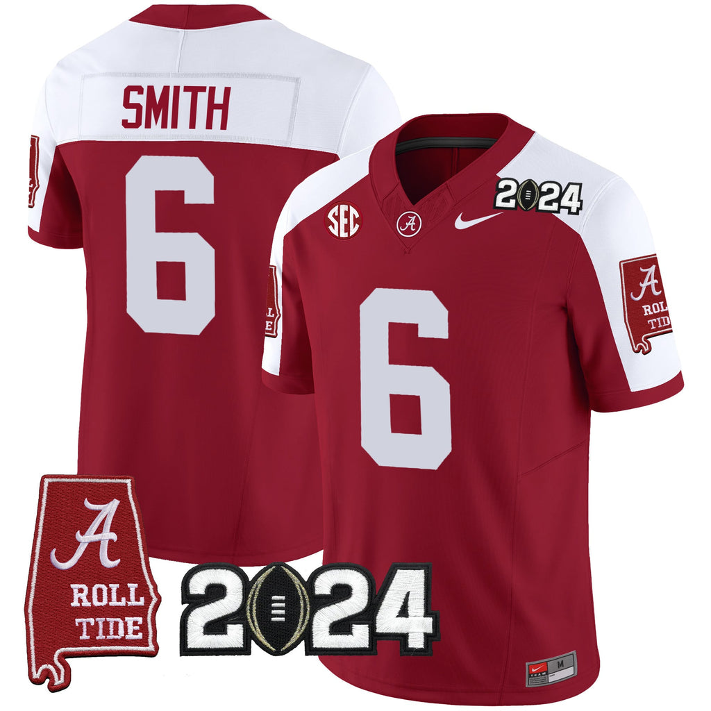 Men's Alabama Crimson Tide 2024 Vapor Limited Jersey - All Stitched