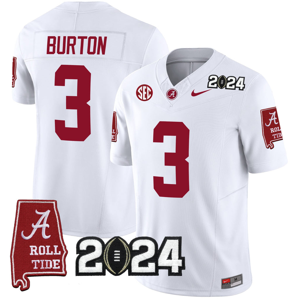 Men's Alabama Crimson Tide 2024 Vapor Limited Jersey - All Stitched