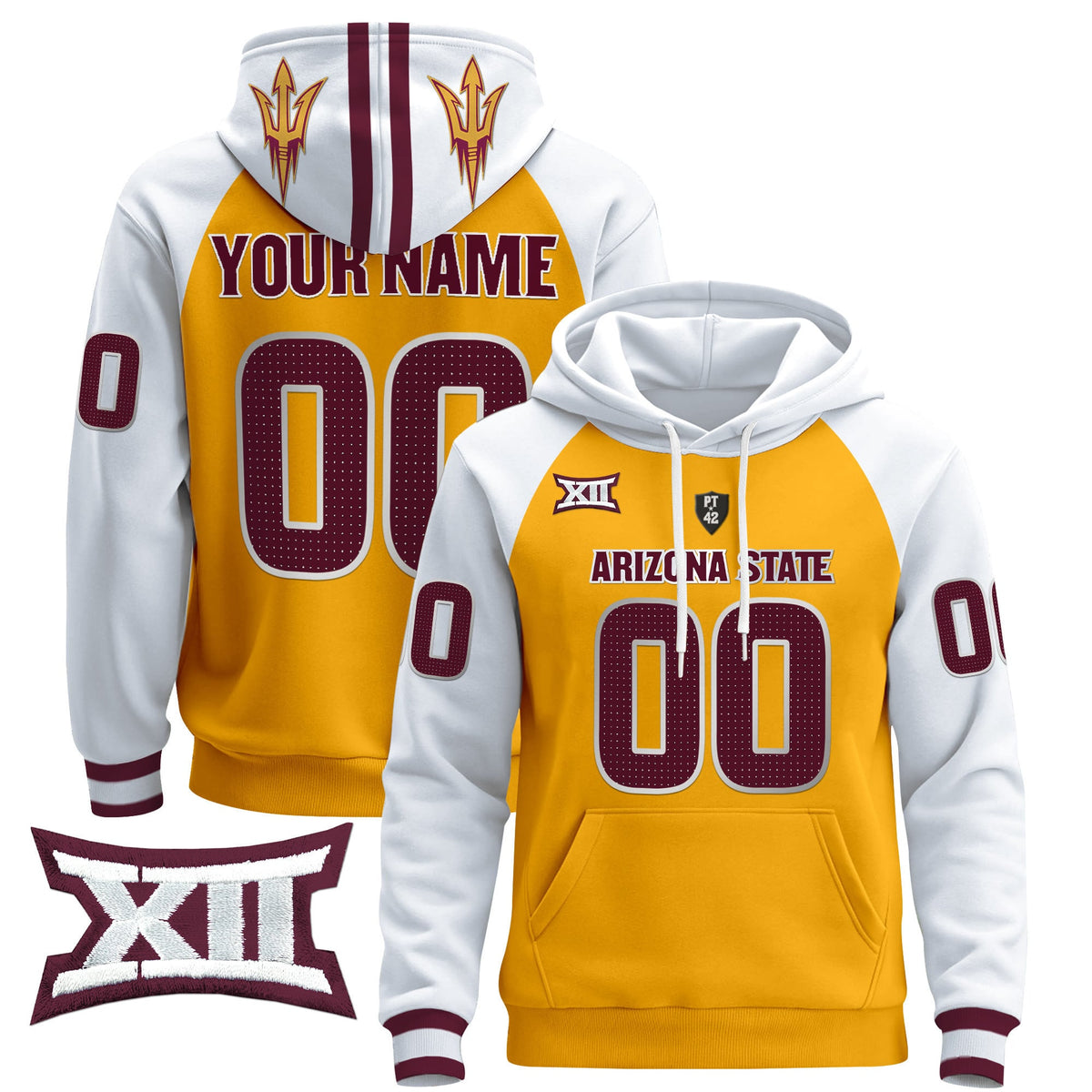 Arizona State Sun Devils 2024 Custom Pullover Hoodie V4