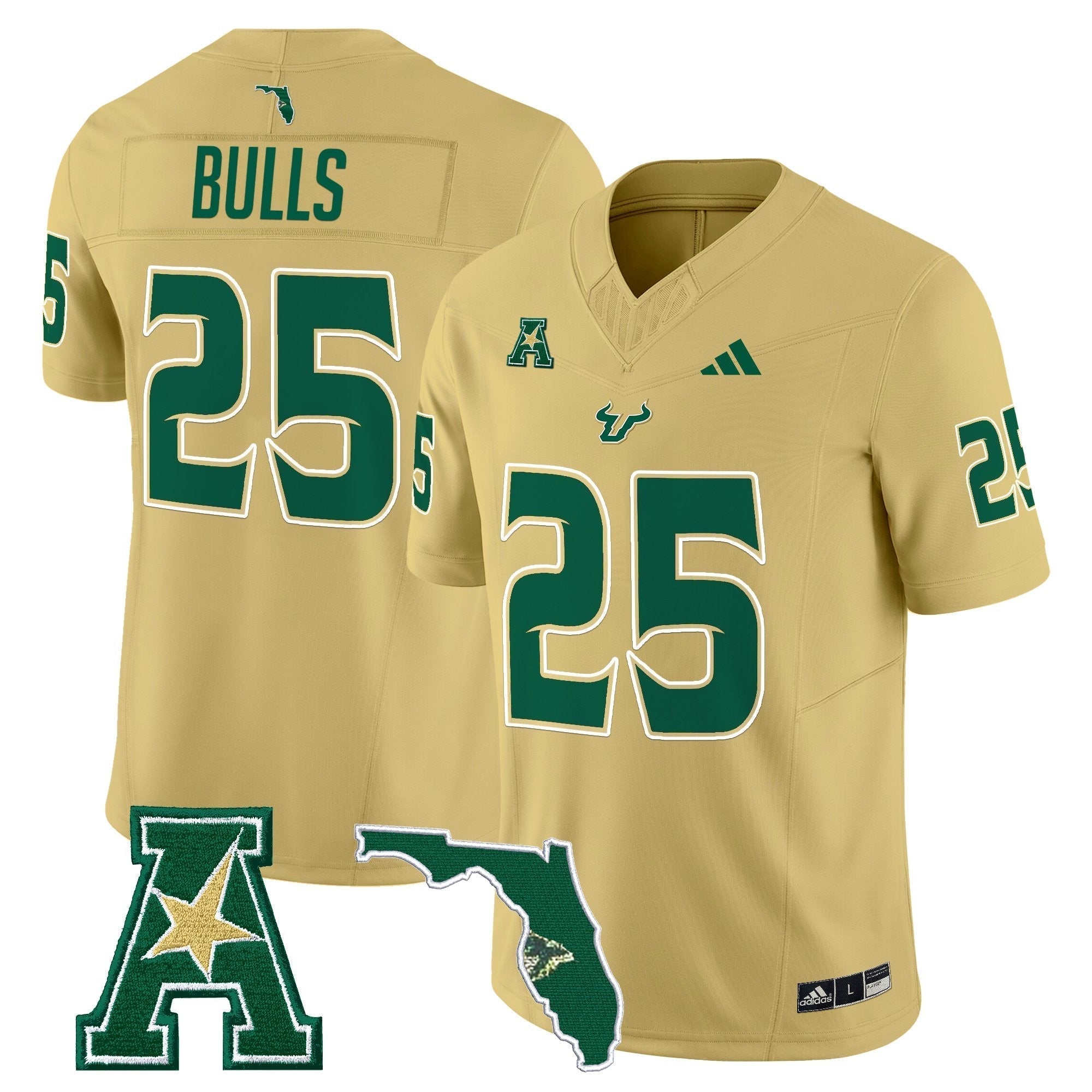 South Florida Bulls 2025 Vapor Limited Jersey - All Stitched
