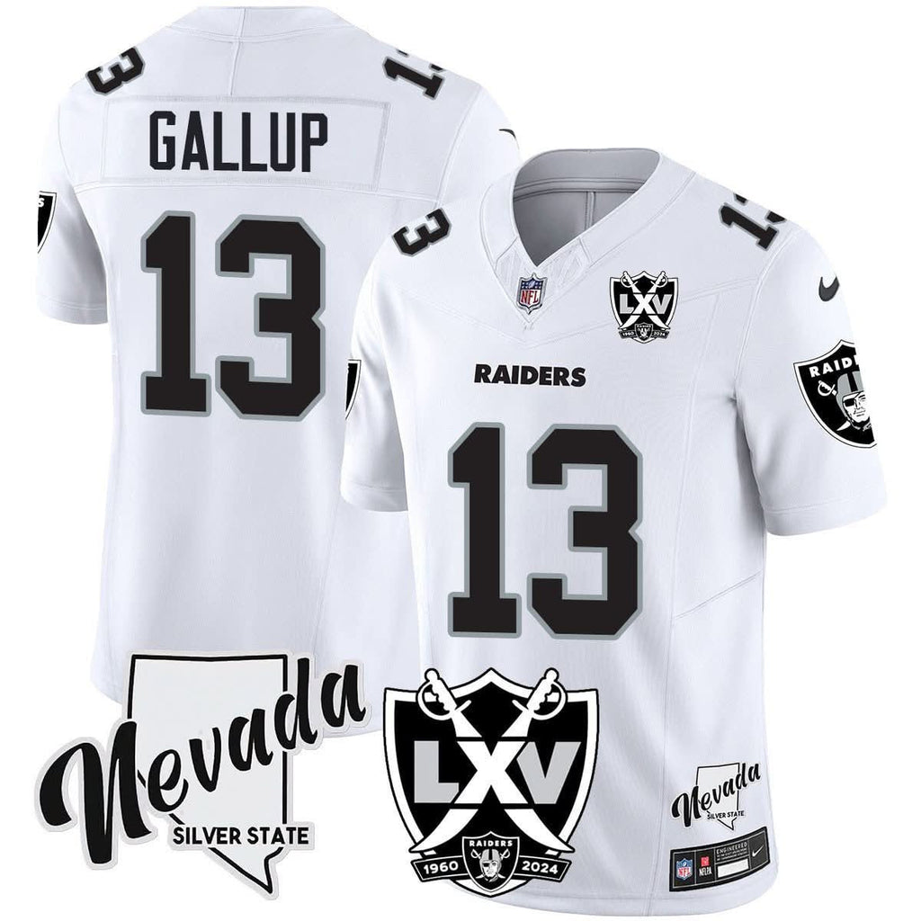 Raiders 2025 Vapor Limited Jersey - 65th Anniversary - All Stitched