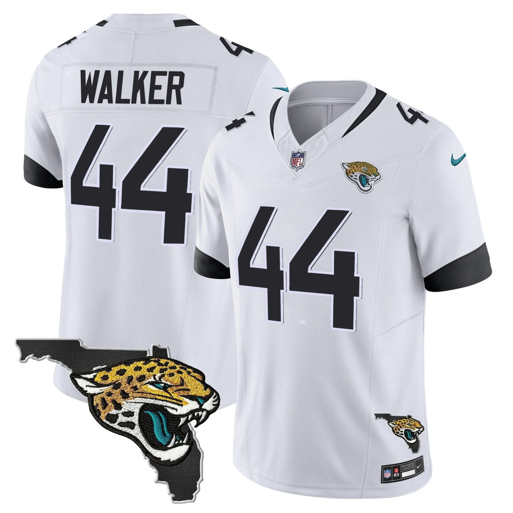 Jacksonville Jaguars Florida Patch Vapor Jersey - All Stitched