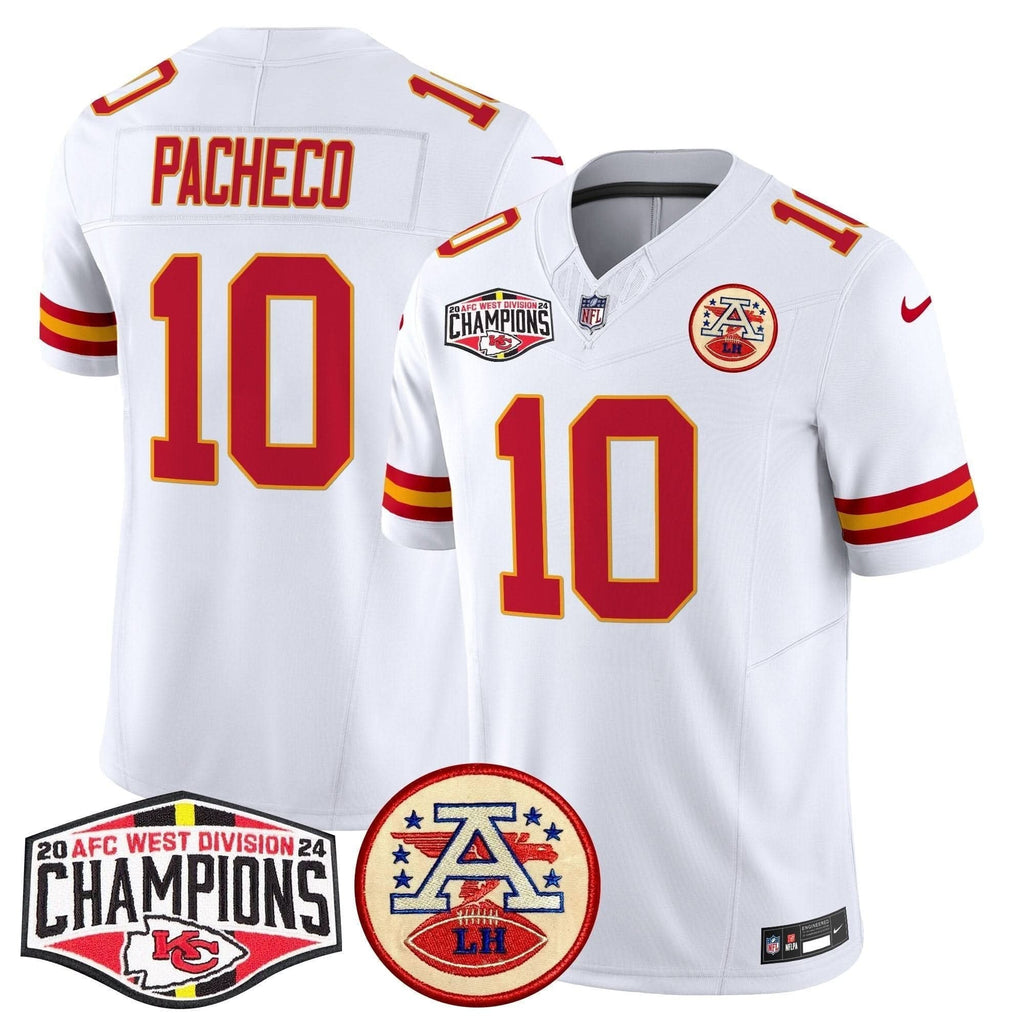 Chiefs 2024 AFC West Division Champions Patch Vapor Limited Jersey - All Stitched