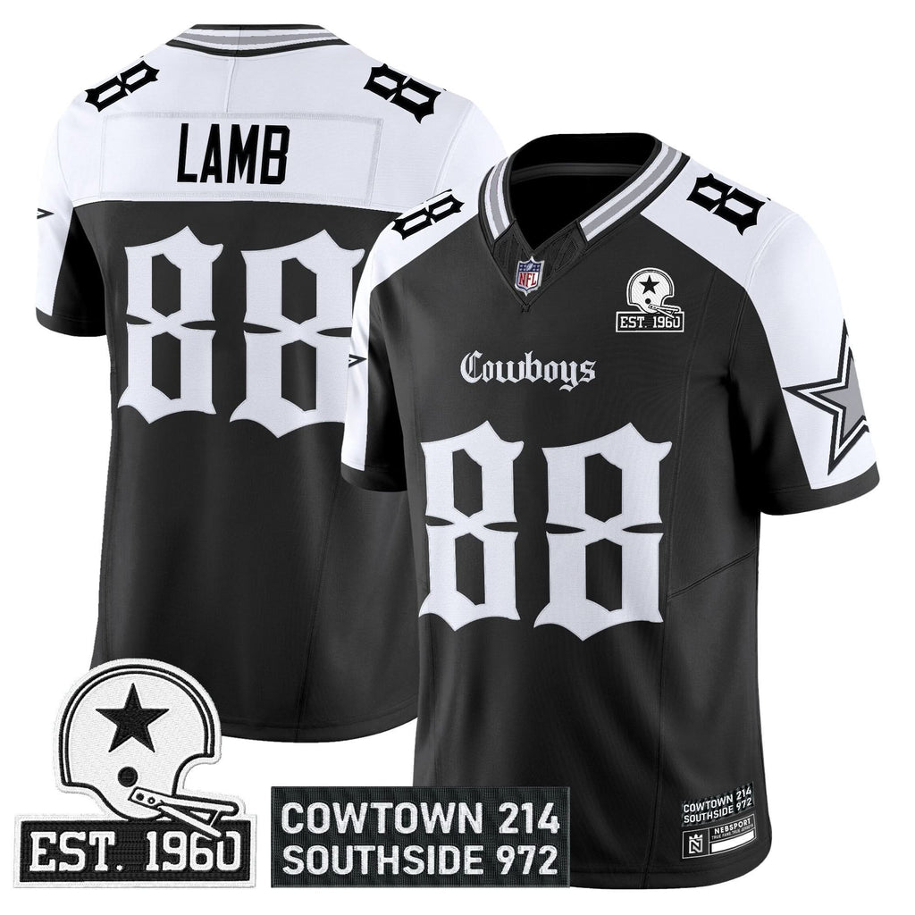 Dallas Cowboys 'Gothic Lone Star Edition' Vapor Limited Jersey - All Stitched