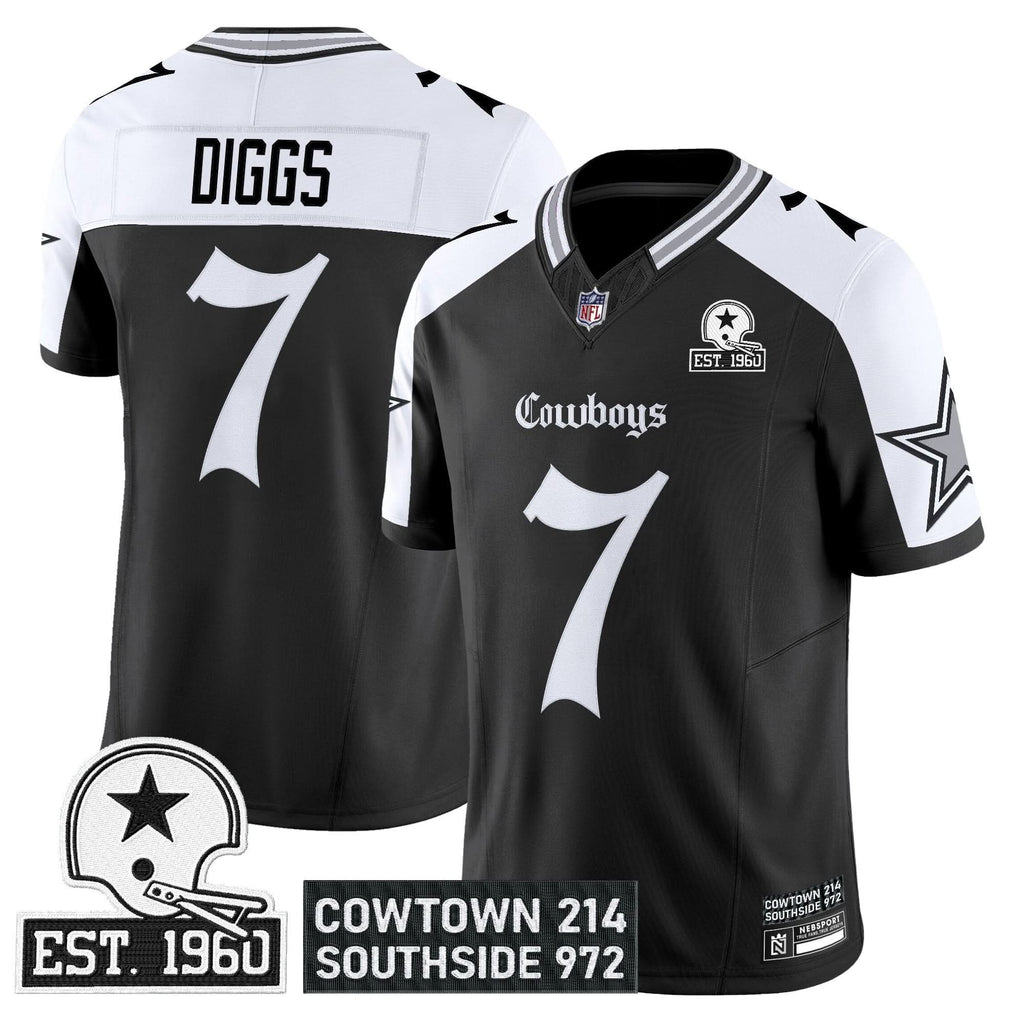 Dallas Cowboys 'Gothic Lone Star Edition' Vapor Limited Jersey - All Stitched