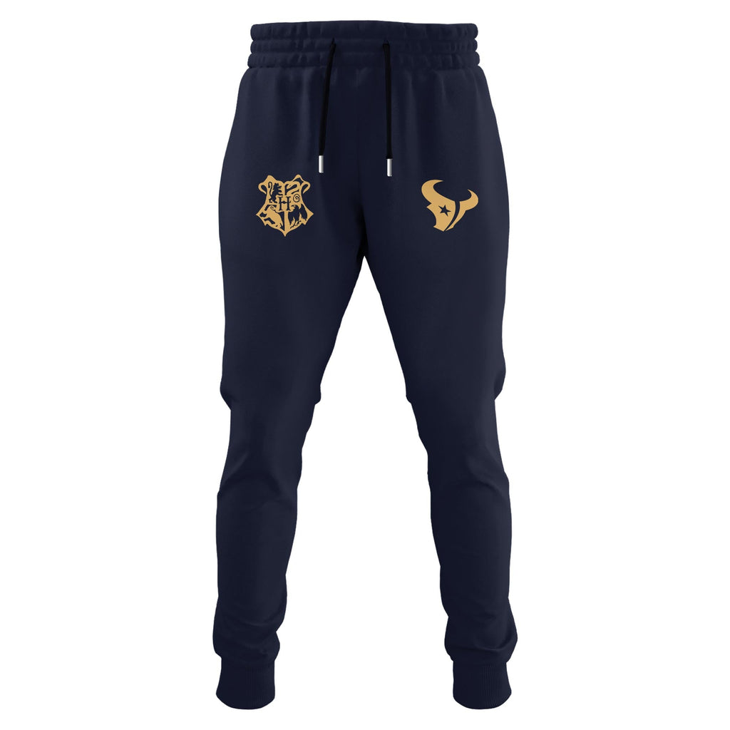 Unisex HOU Texans x Hogwarts Enchanted Crossover Hoodie