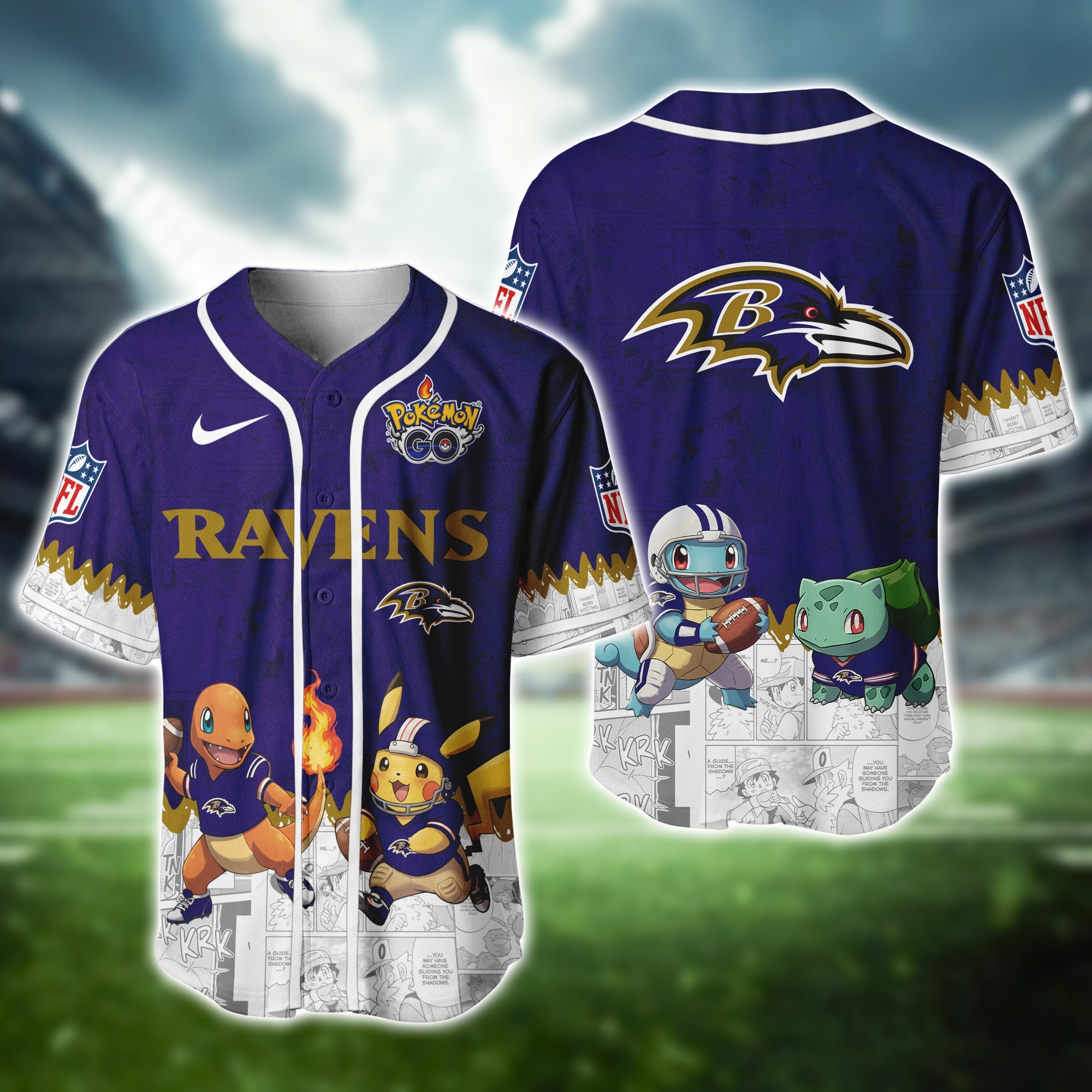 BAL Ravens Pokemon Jersey Limited Edition